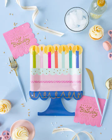 Birthday Cake Plate
