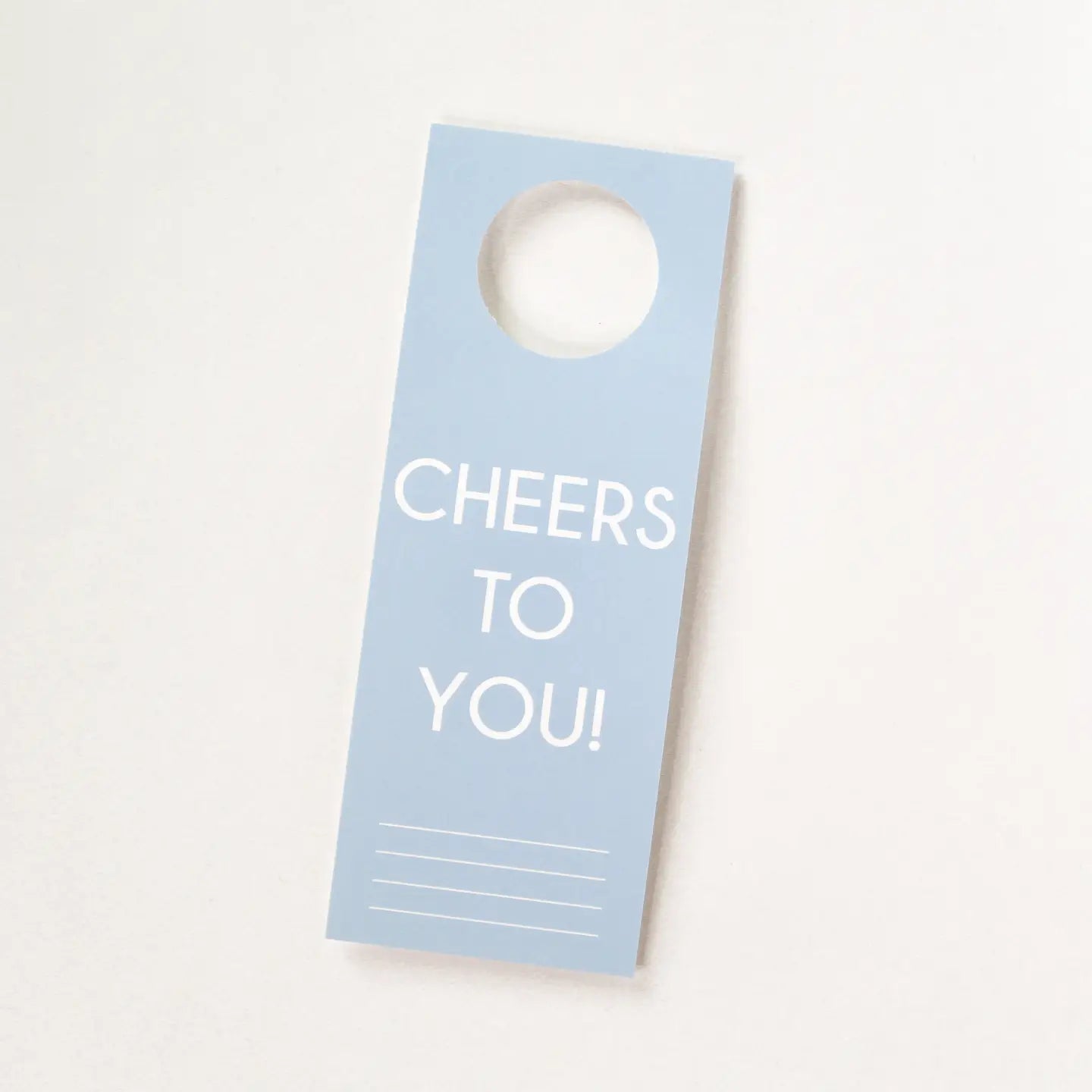 Cheers to You! Bottle Neck Gift Tags