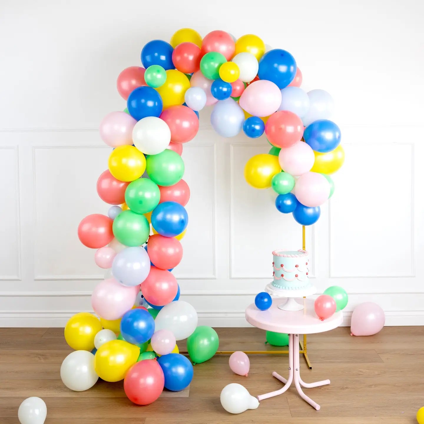 Bright Birthday Balloon Garland Set