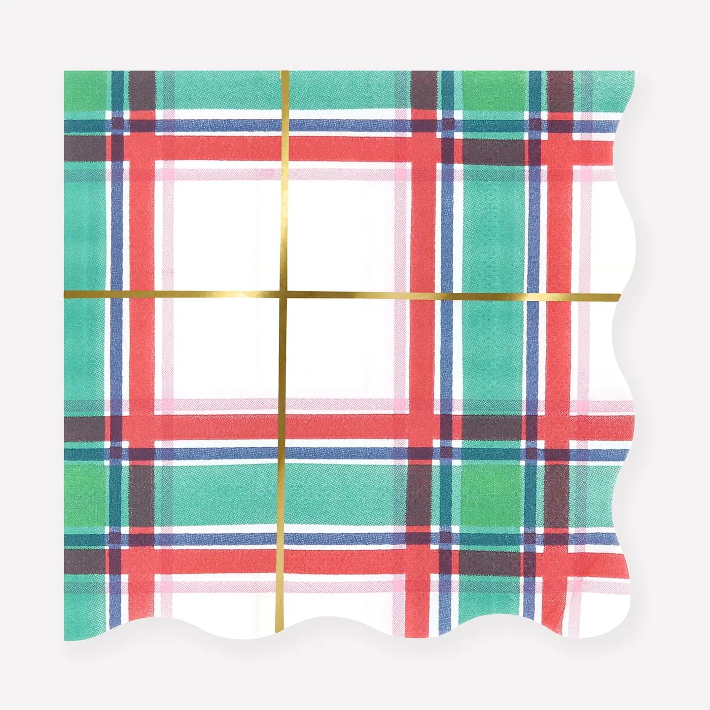 Bright Tartan Plaid Small Napkins