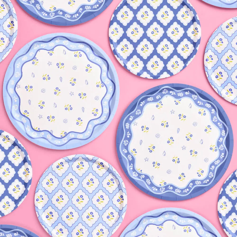 Blue & White Coastal Plates