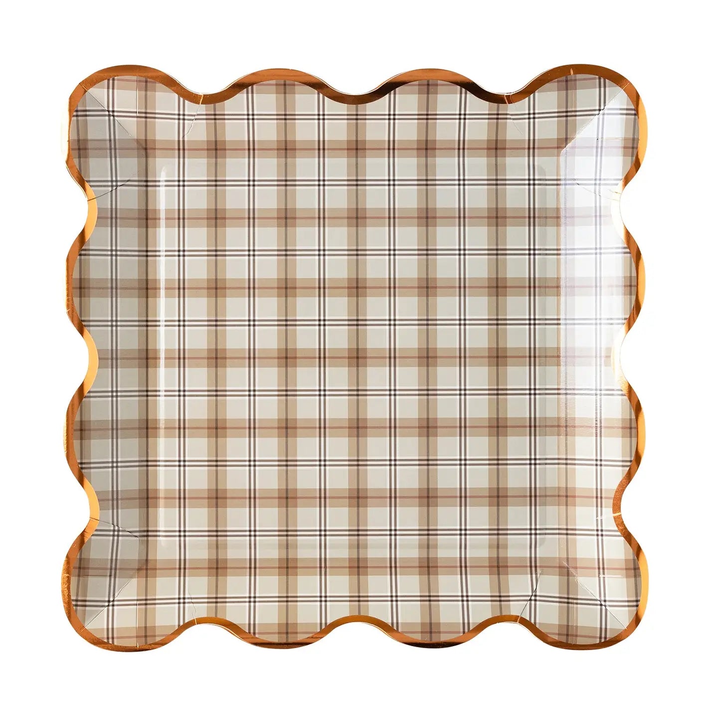 Cozy Plaid Plate