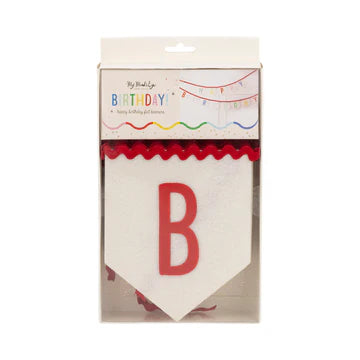 Bright Birthday Happy Birthday Felt Banner