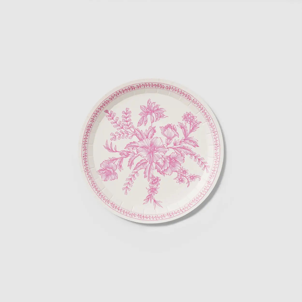 Perfectly Pink Toile Small Plates