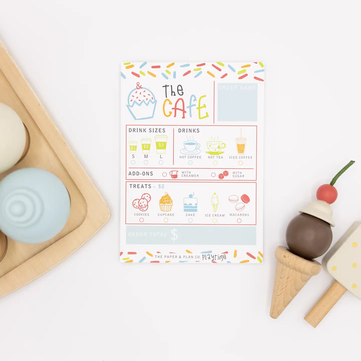 Kids Cafe Activity Notepad