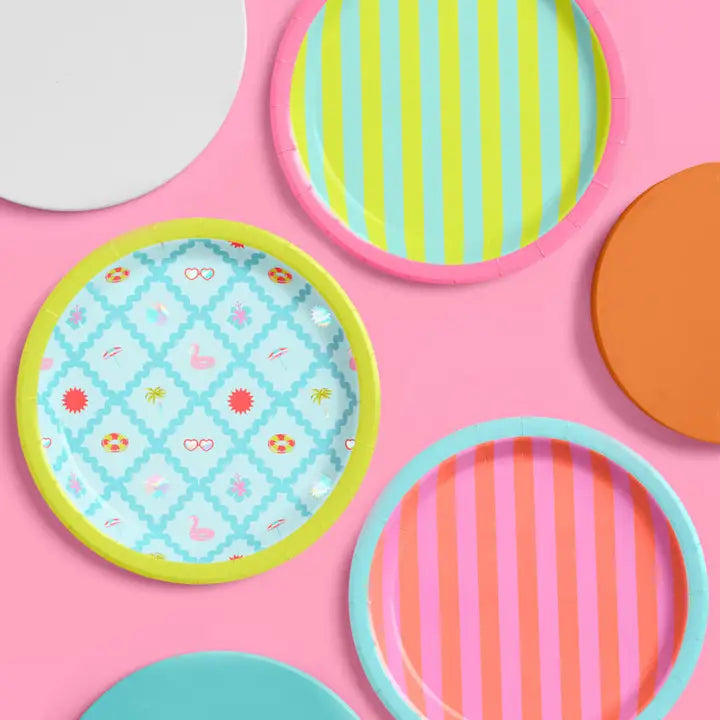 Pool Party Plates
