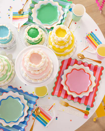 Ric Rac Edge Dessert Plates