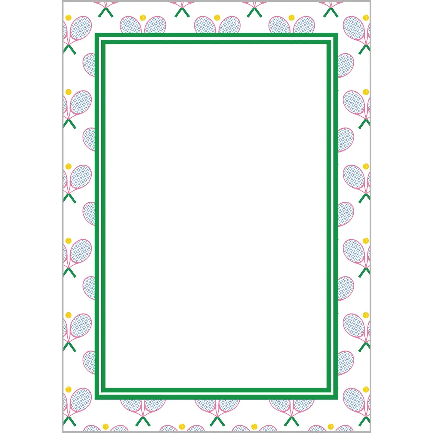Tennis Racquet Notepad