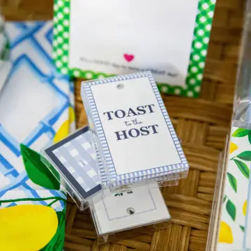 Toast to the Host Gift Tags