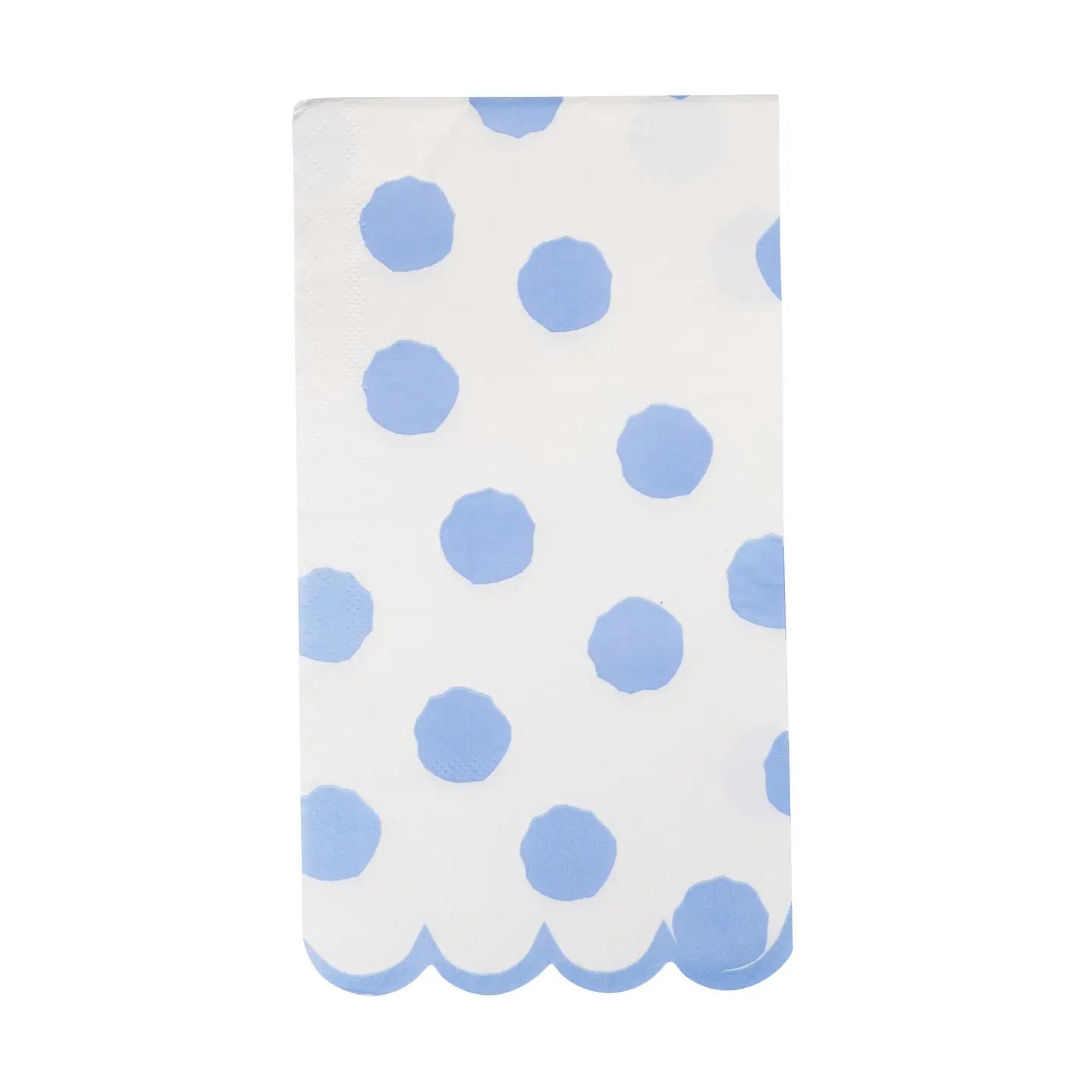 Blue Polka Dot Dinner Napkin