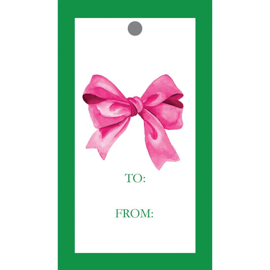 Pink Bow Gift Tags