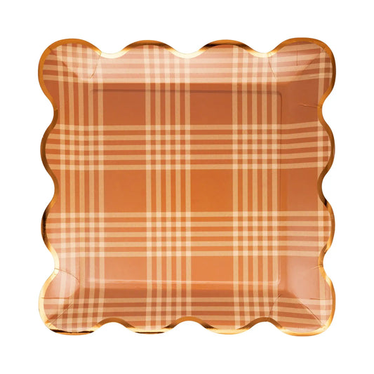 Harvest Plaid Plate
