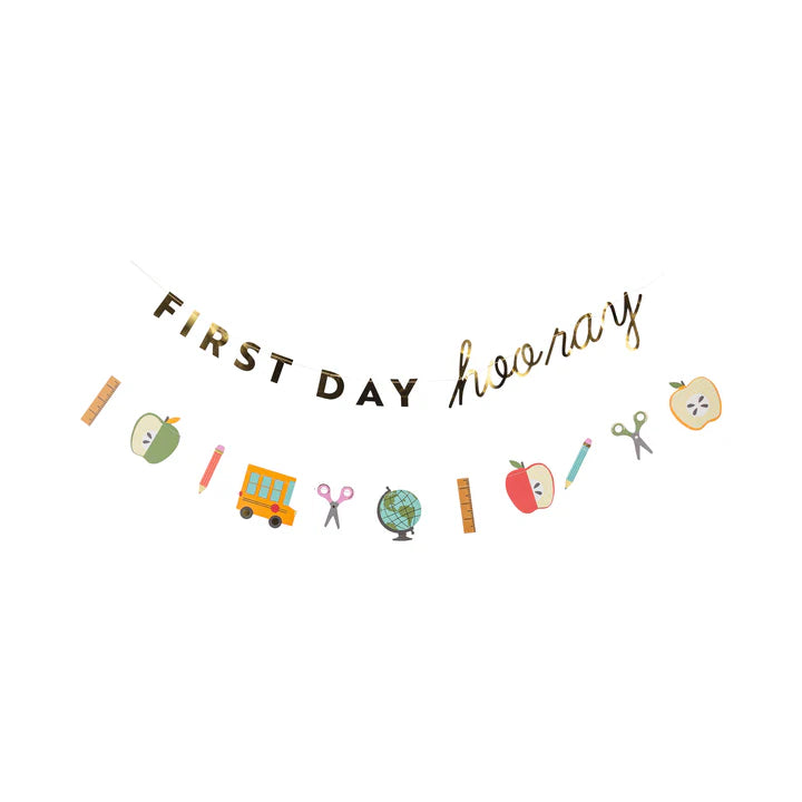 First Day Hooray Banner Set