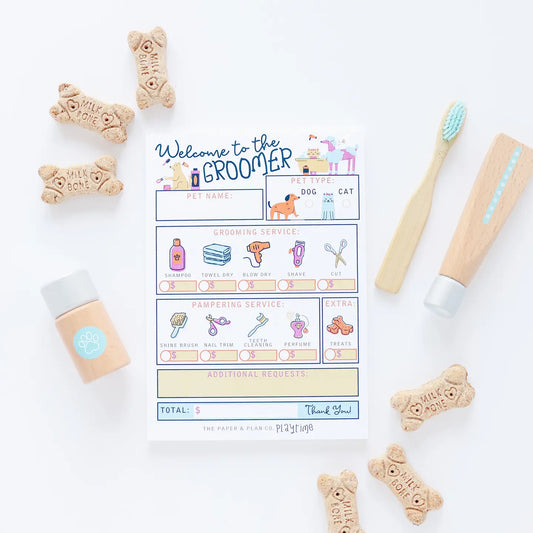 Kids Groomer Activity Notepad