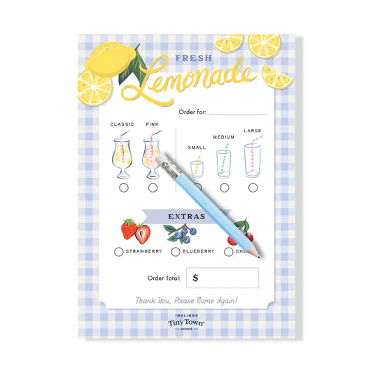 Lemonade Stand Activity Notepad