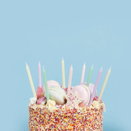 Pastel Skinny Candles