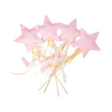 Princess Puffy Felt Wand Set