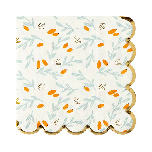 Sprigs Scallop Napkin