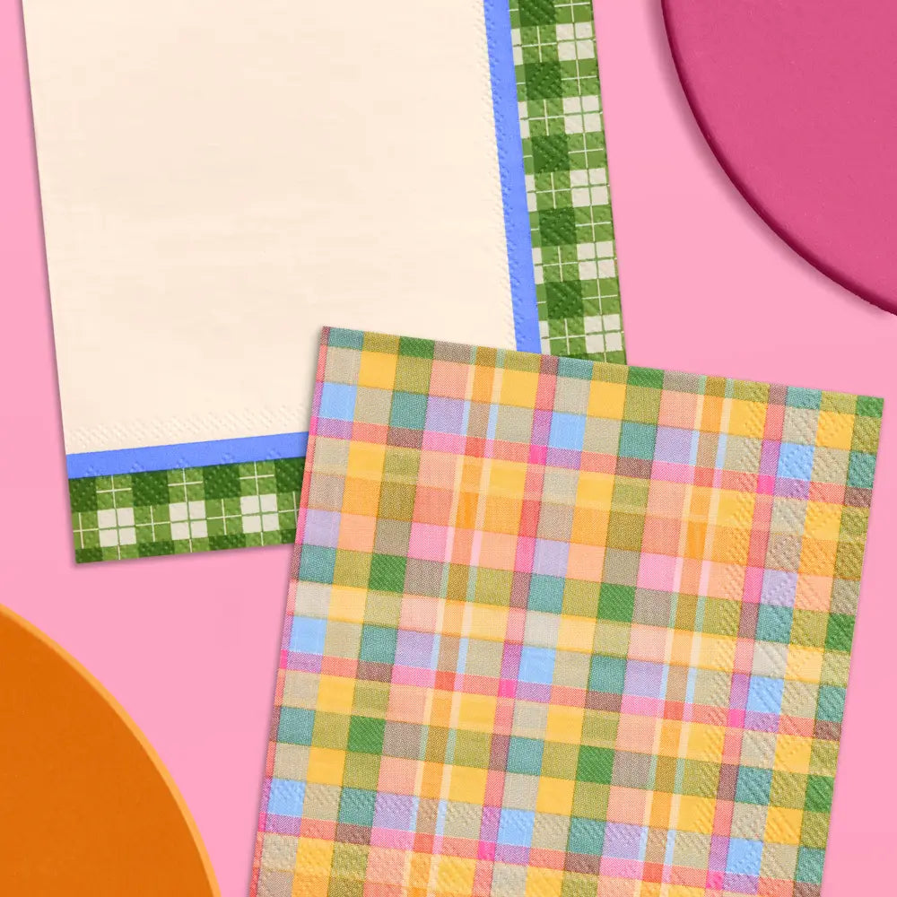 Summer Camp Gingham Napkins