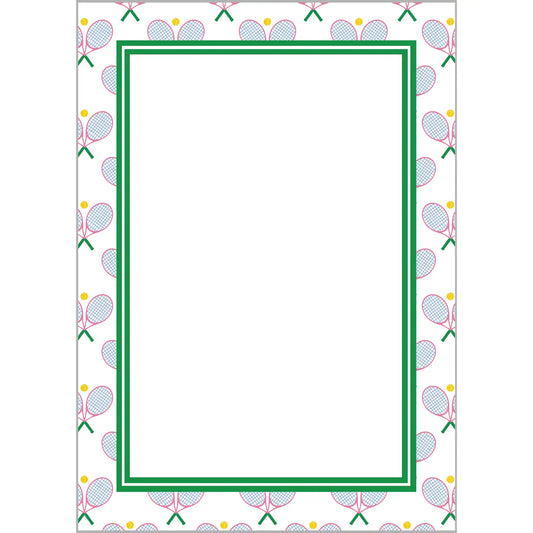 Tennis Racquet Notepad
