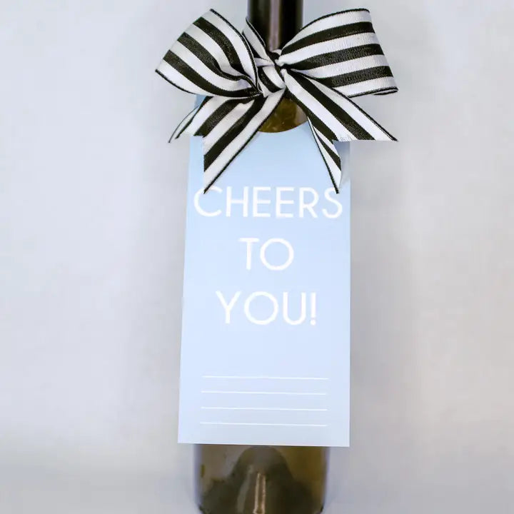 Cheers Bottle Neck Gift Tags