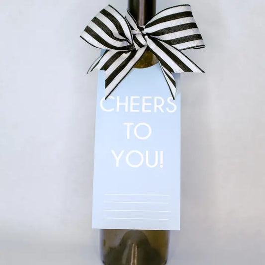 Cheers Bottle Neck Gift Tags