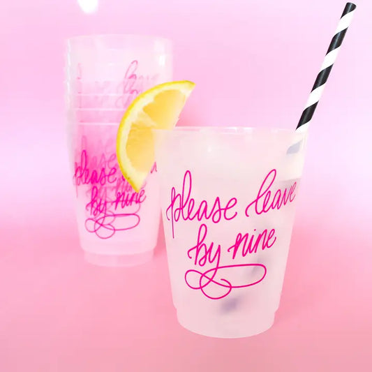 Please Leave By Nine Cups
