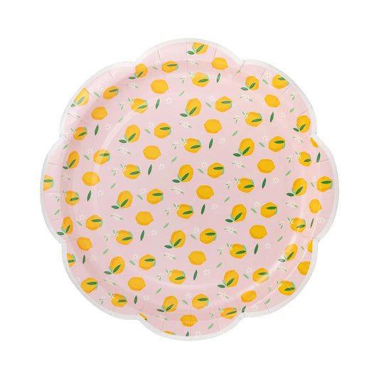 Scalloped Lemon Plate