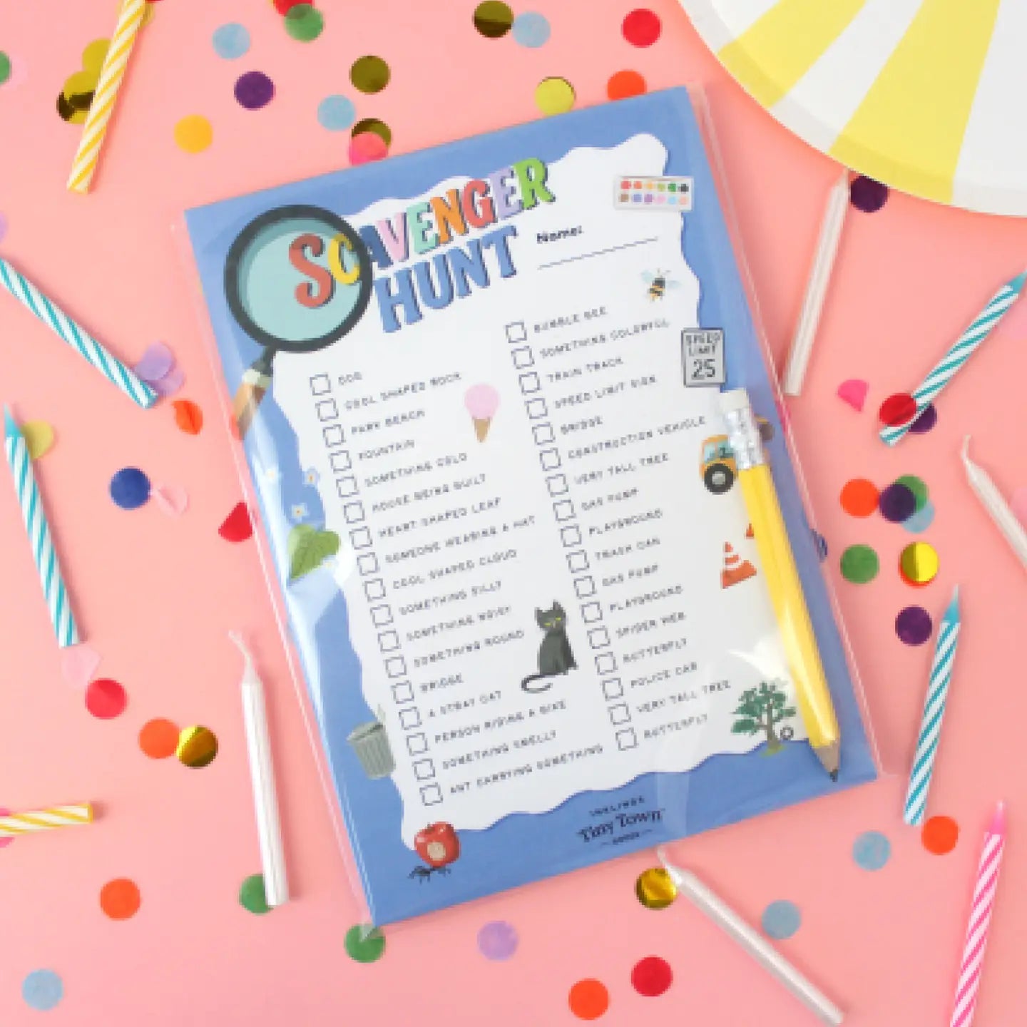 Scavenger Hunt Activity Notepad