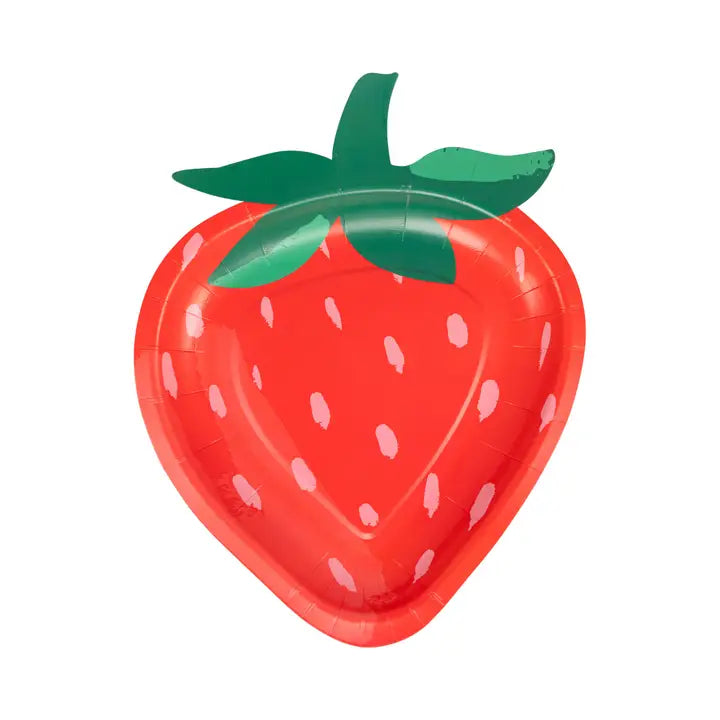 Strawberry Shaped Plates
